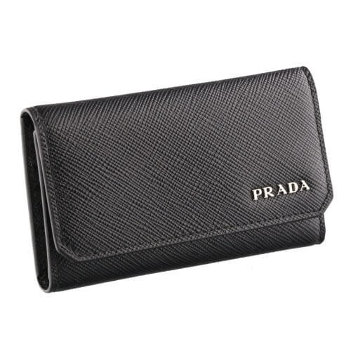 PRADA プラダキーケーススーパーコピー 2PG222 SAFFIANO CORNER NERO